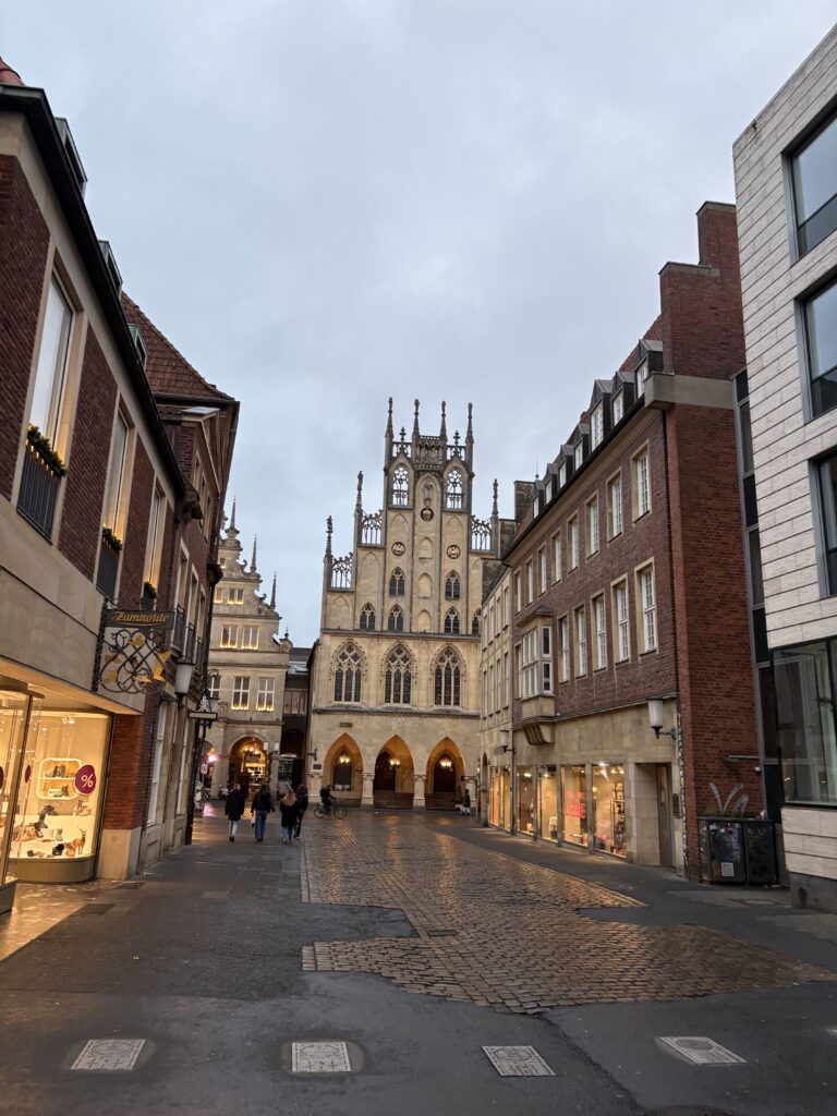 Innenstadt von Münster - Prinzipalmarkt.